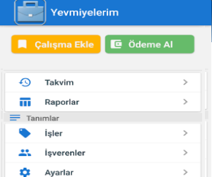 yevmiyelerim